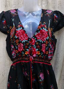 I. Floral Print Maxi Dress
