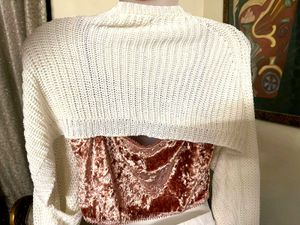 ⛧Coquette Pinteresty Crochet Bolero