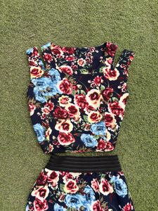 Floral Print Maxi Skirt