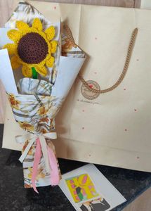 Crochet Sunflower Bouquet - Handmade Gift 💐🌻