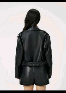 savana leather jacket black