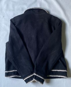 Black cropped jacket