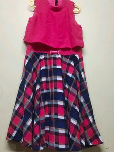 Girls Sleeveless Formal Dress