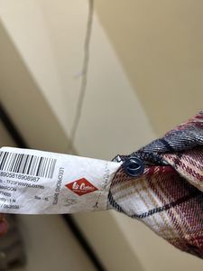 Lee Cooper Checkered Pattern Crop Shirt