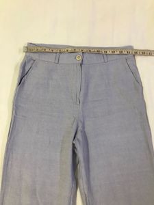 Light Baby Blue Trouser Waist 28