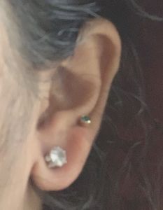 Max Silver Tone Hoop Earrings