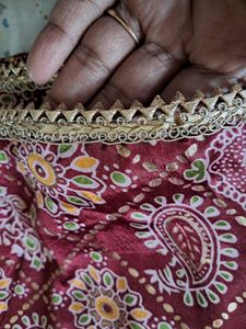 Golden Lace Duppata