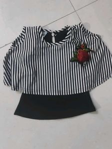 Girls' Striped Top