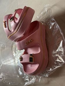 girl women Pink Platform Sandals
