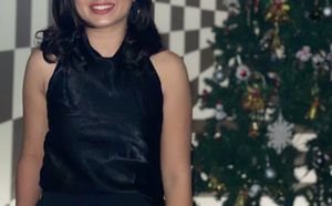 H&M Black Party Wear Top