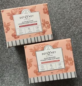 Dot & Key Glow Vitamin C Pink Clay Mask Pack2