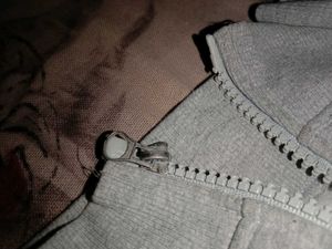 Gray Zip-Up Hoodie