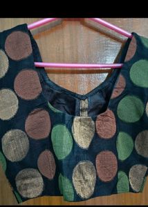 Purple Brocade Blouse