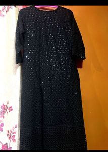 SOCH women Sequins Black Kurta