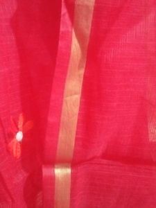 Red Net Dupatta