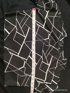 Shein Black And White Crop Top For Women