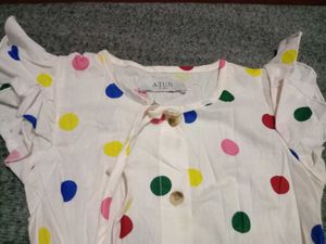 Cute Polka Dot Romper