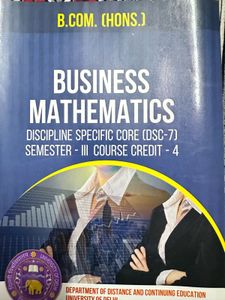 BCom/Bcom(hons.) Books