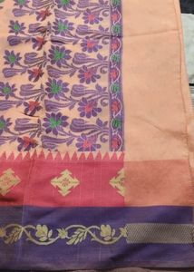 eeBeutiful Saree Pure Cotton Blouse Ready To Wear