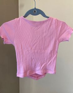 Pink Bow Corset Top