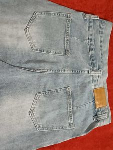 Double Waistband Denim Jeans