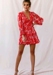 Bohemian Dress - Backless Ruffles Dres