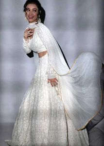 White Trending Lahenga Choli