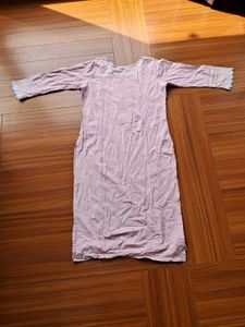47) Vintage Pink Lace Trim 3 Piece Full Suit