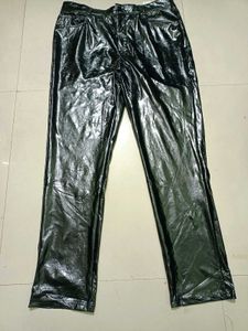 Shiny Black Pants