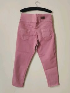Women Pink Trending Trouser
