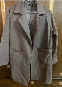 front side open  coat