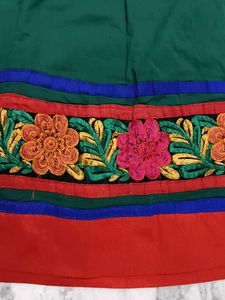 Green Embroidered Anarkali Kurta