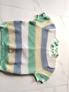 Striped Knit Top