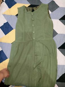 Olive Full Length Kurti