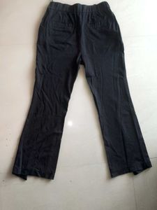 Black Formal Trousers – office Wear, Size 28
