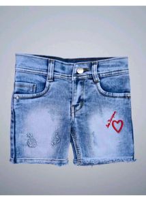 Blue Denim Shorts for girls