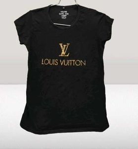 Stylish Black Louis Vuitton-Inspired T-Shirt