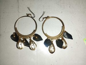 Black Gold Earrings