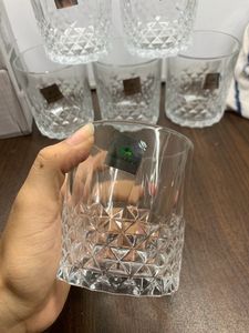300ml Diamond Whiskey Glass Set Of 6