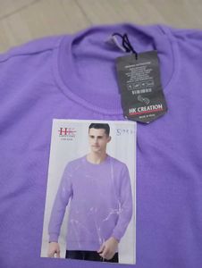 Men' s Purple Full Sleeve T-Shirt