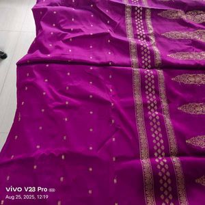 Silk Purple Saree