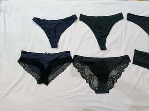 🇳🇿💫💗Pack Of 6 Black Thongs