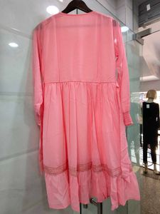 Pink Fit &amp; Flare Dress