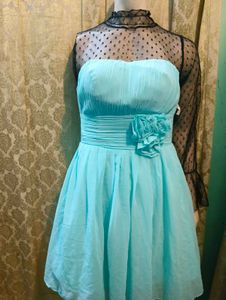 Aqua Blue Party Dress