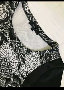 Elegant Black &amp; White Dress