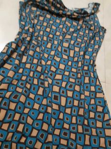 Patterned Mini Dress