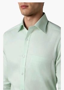 Men Light Blue Textured Full Sleeves Formal Shirt