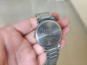 Sonata Silver Watch