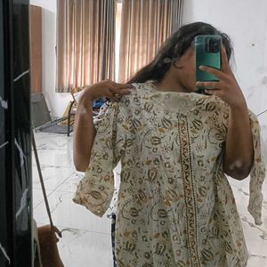 Floral Print Kurta