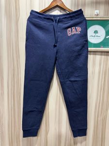 GAP Navy Blue Regular Fit Solid Jogger
